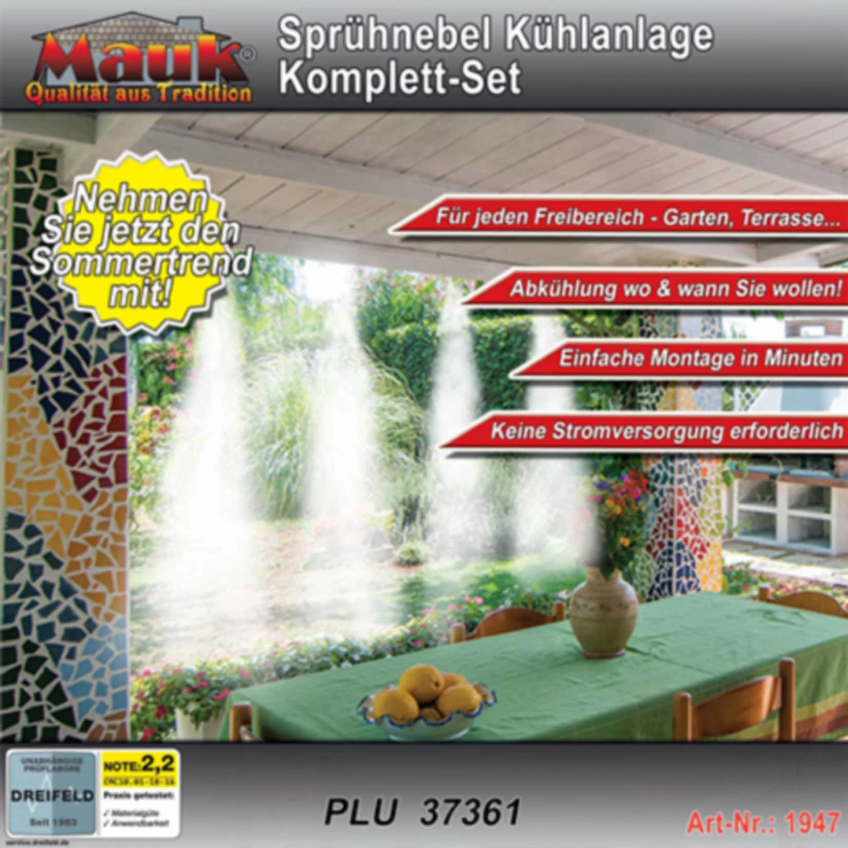 MAUK Sprühnebel Kühlanlage Für Garten-Wasseranschluss - Image 5