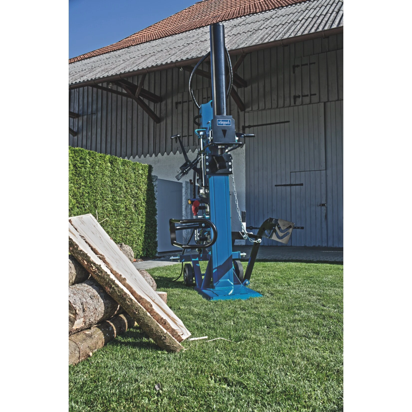 Scheppach HL3000GM Kombi-Meterholzspalter, 400 Volt, 30 Tonnen - Image 4