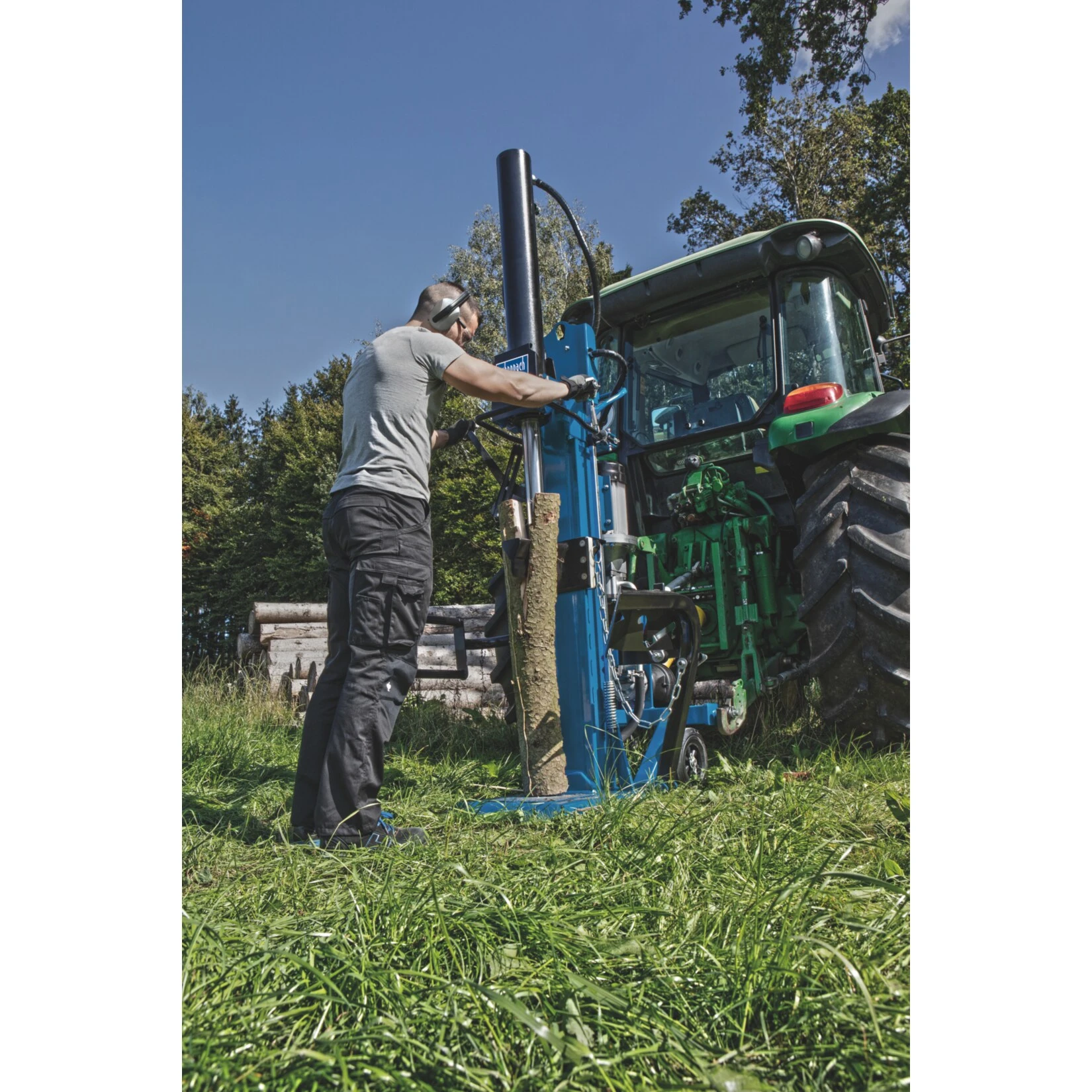 Scheppach HL3000GM Kombi-Meterholzspalter, 400 Volt, 30 Tonnen - Image 5