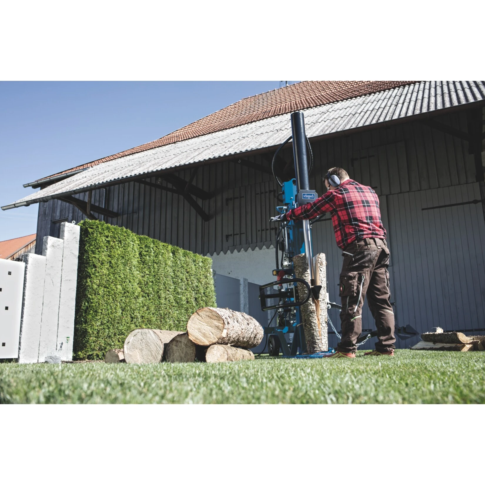 Scheppach HL3000GM Kombi-Meterholzspalter, 400 Volt, 30 Tonnen - Image 6