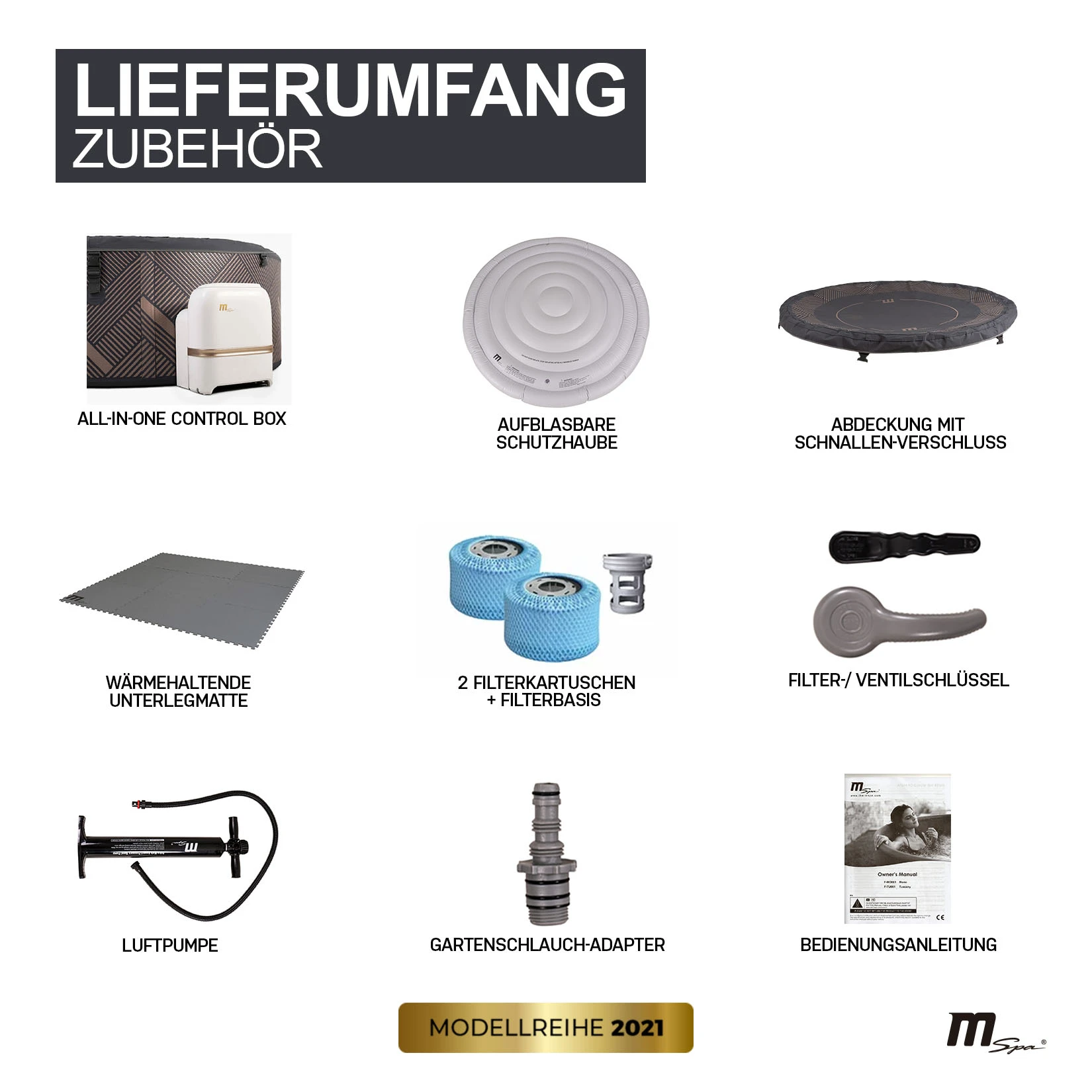 MSpa Whirlpool 2021 Frame Mono F-MO061 - Image 4