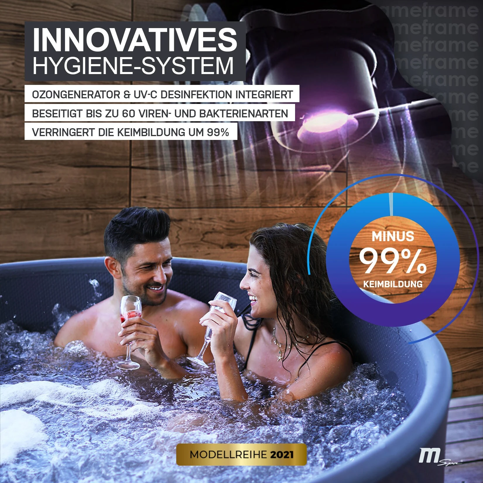 MSpa Whirlpool 2021 Frame Mono F-MO061 - Image 5