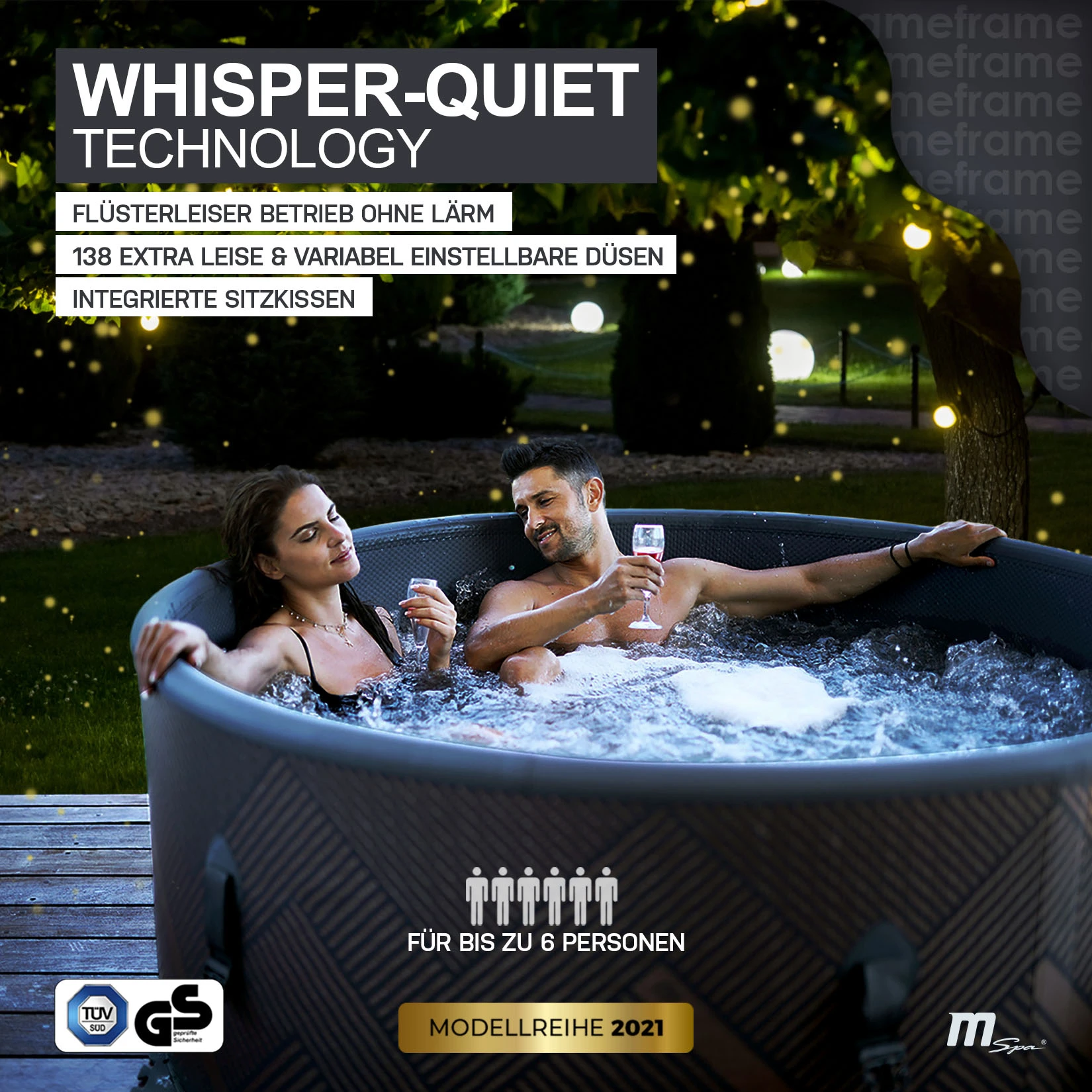 MSpa Whirlpool 2021 Frame Mono F-MO061 - Image 6