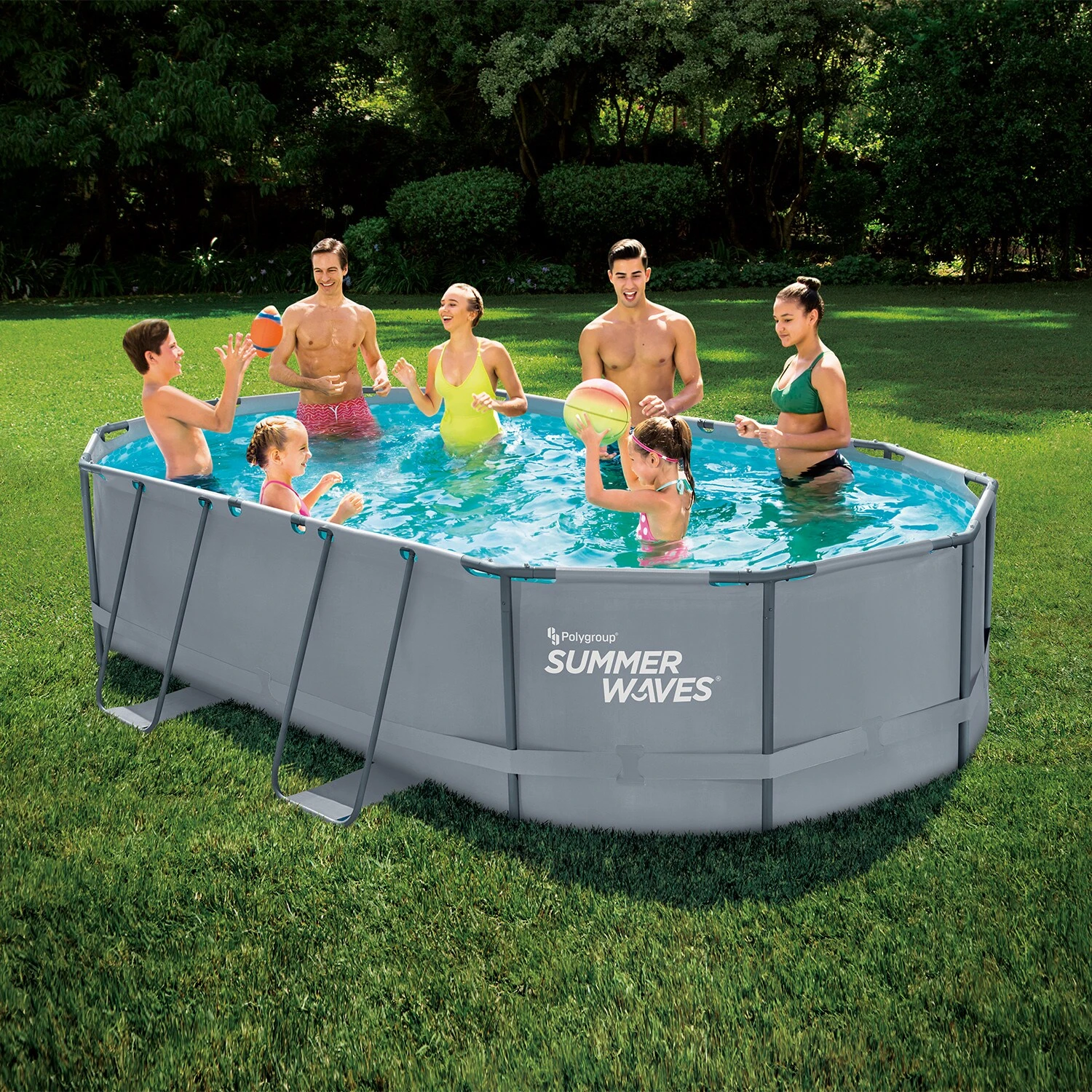 Summer Waves Active Frame 488x305x107 Cm - Image 2