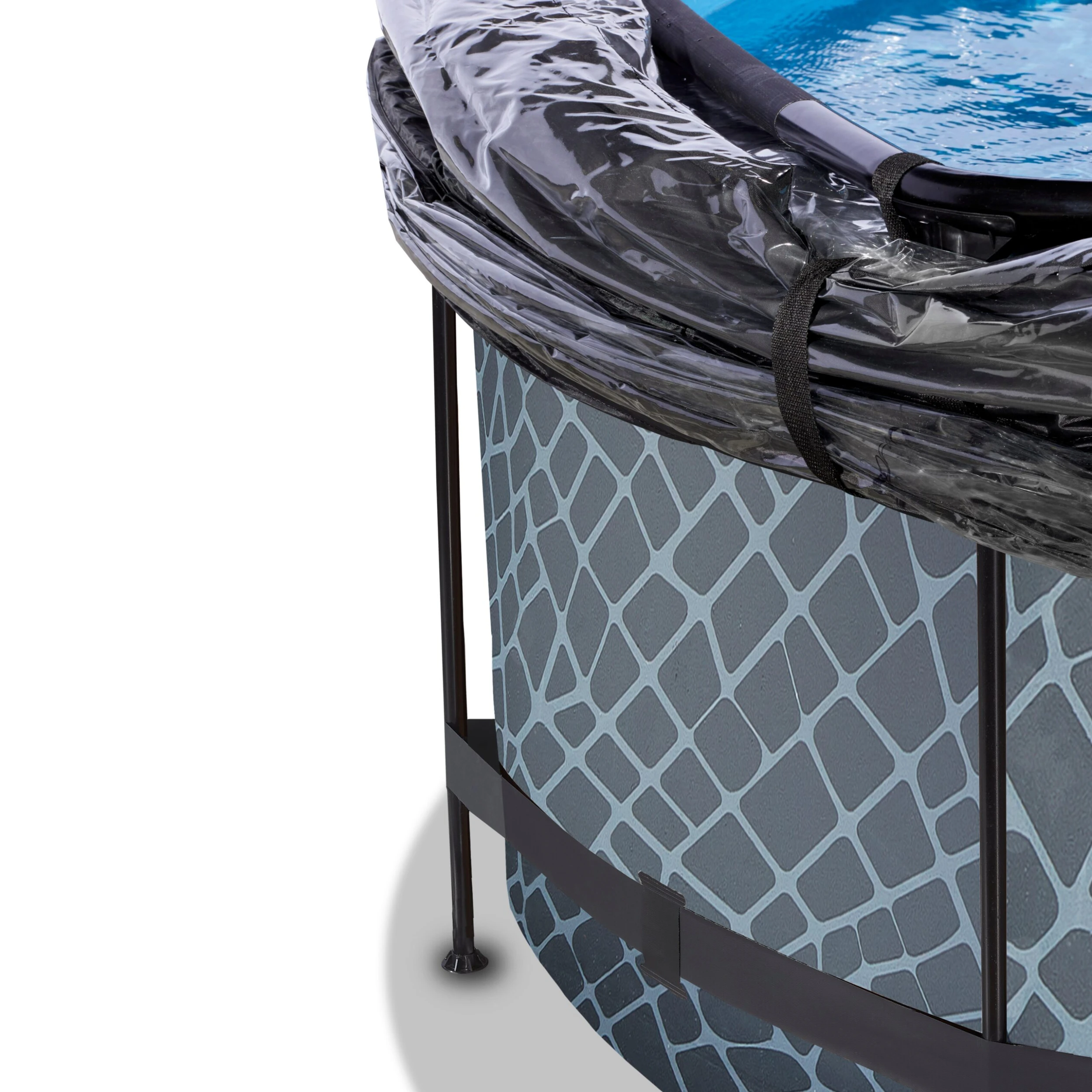 EXIT Frame Pool ø360x122cm Mit Sandfilterpumpe, Abdeckung + Wärmepumpe Versch. Ausführungen - Image 5