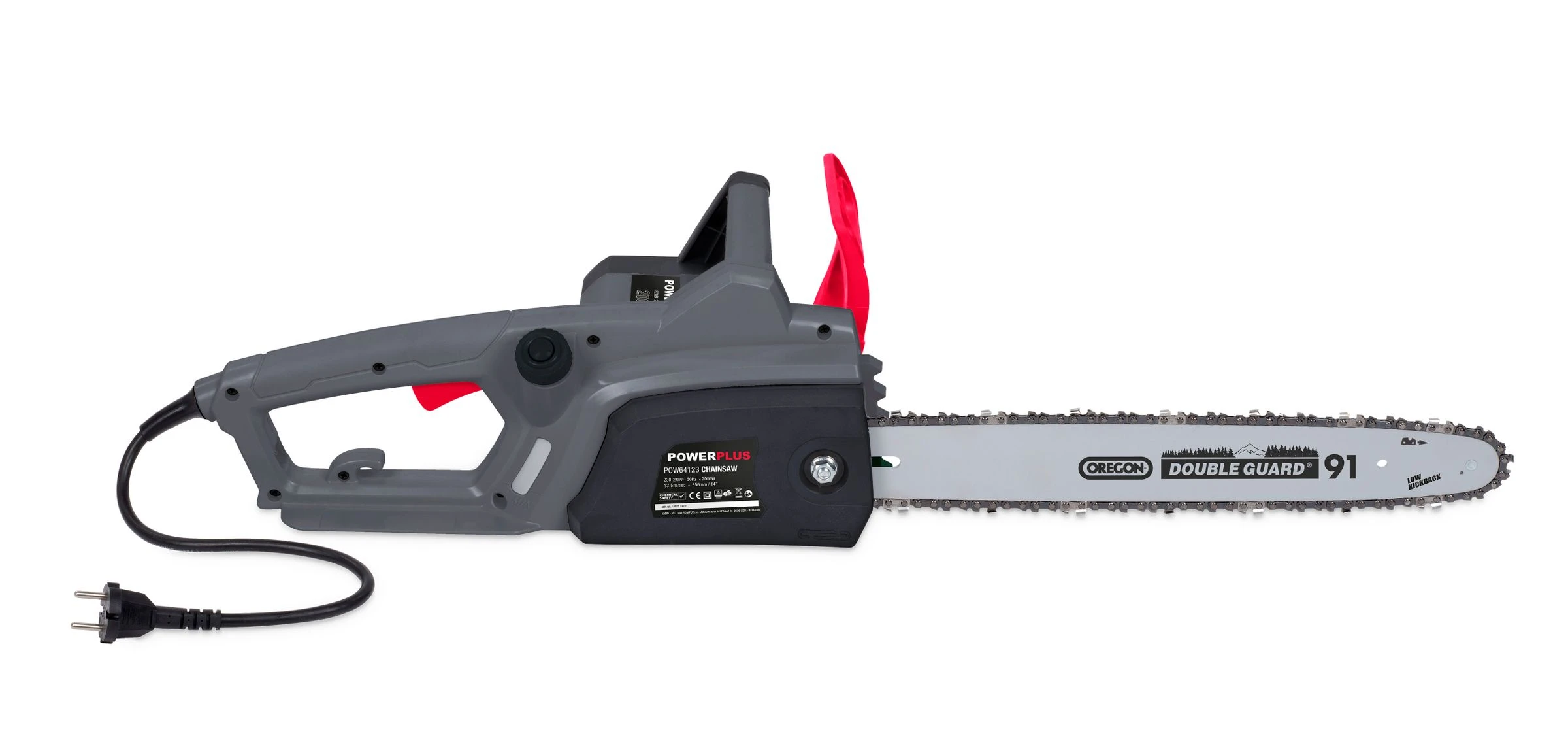 POWERPLUS POWEG1010 Kettensäge, 2000 W, 356 Mm - Image 4