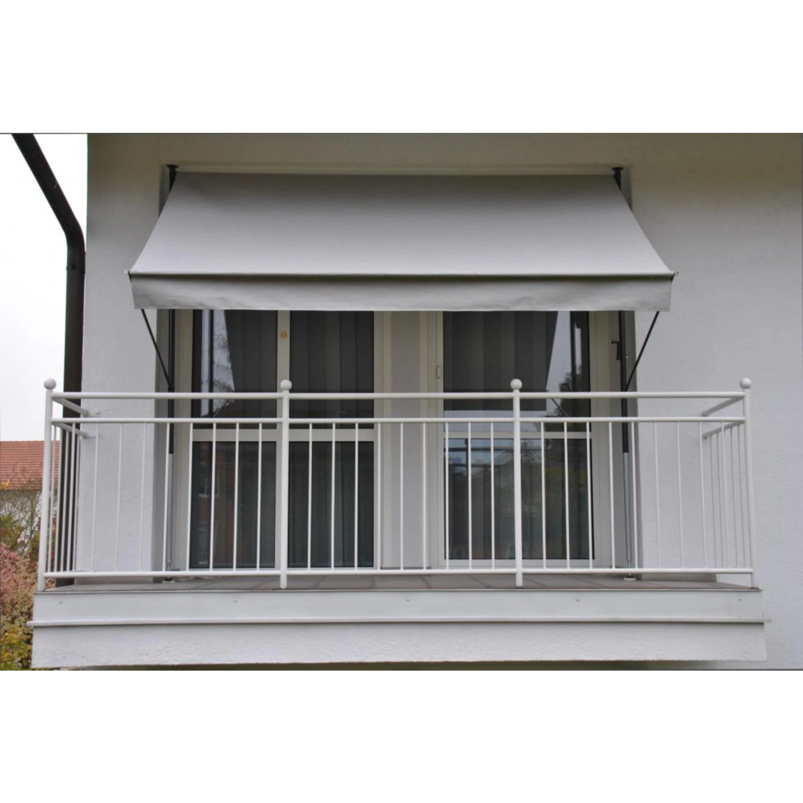 Angerer Klemmmarkise Hellgrau 350 Cm Balkonmarkise Markise Balkon