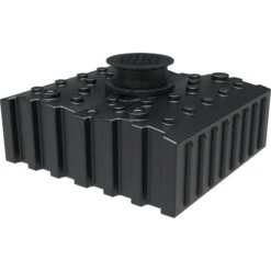 GreenLife Regenwasser-Flachtank 4.000 L Mit Ausgleichsdom Und Begehbarer Abdeckung