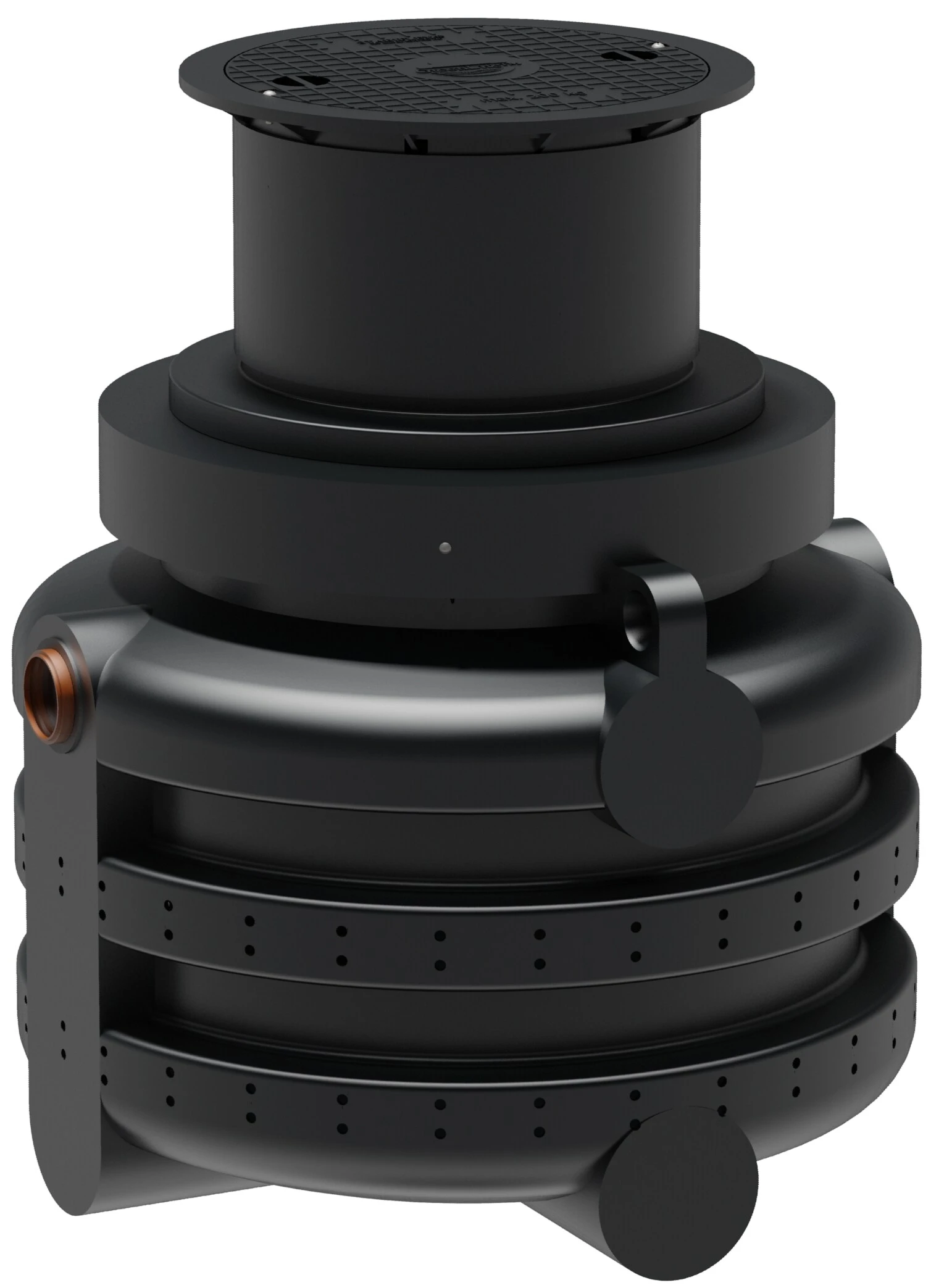 GreenLife Sickerschacht 1.000 L Gartenentwässerung Mit Sieb Ablauf