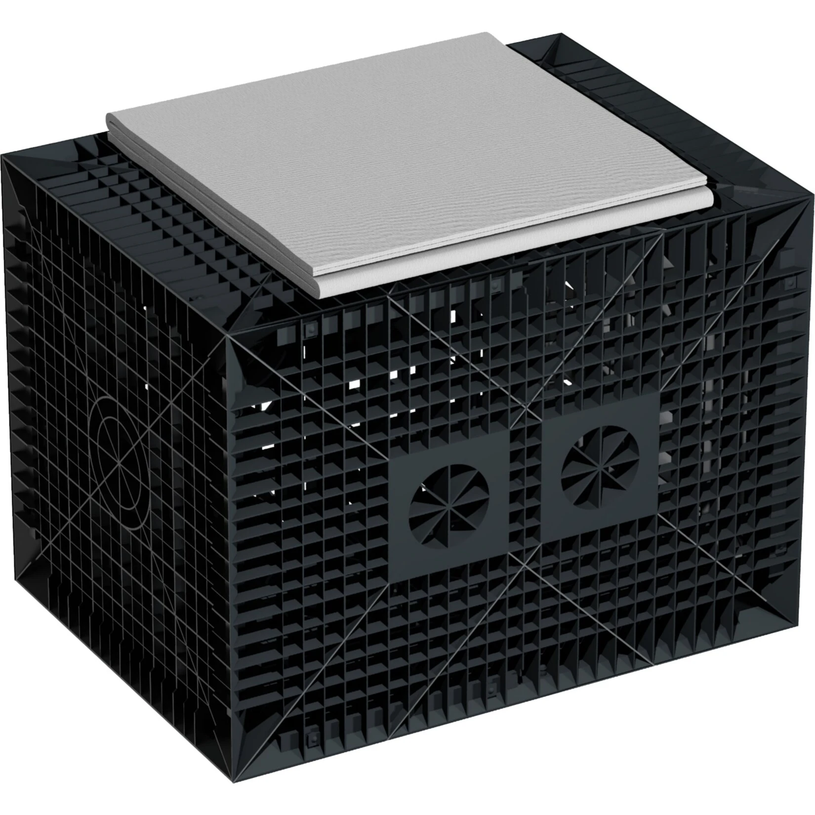 GreenLife Starter-Set Versickerung 280 L Gartenentwässerung Sickerwürfel