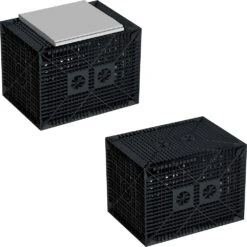 GreenLife Starter-Set Versickerung 560 L Gartenentwässerung Sickerwürfel