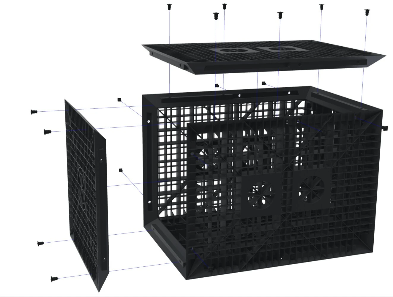 GreenLife Starter-Set Versickerung 560 L Gartenentwässerung Sickerwürfel - Image 4