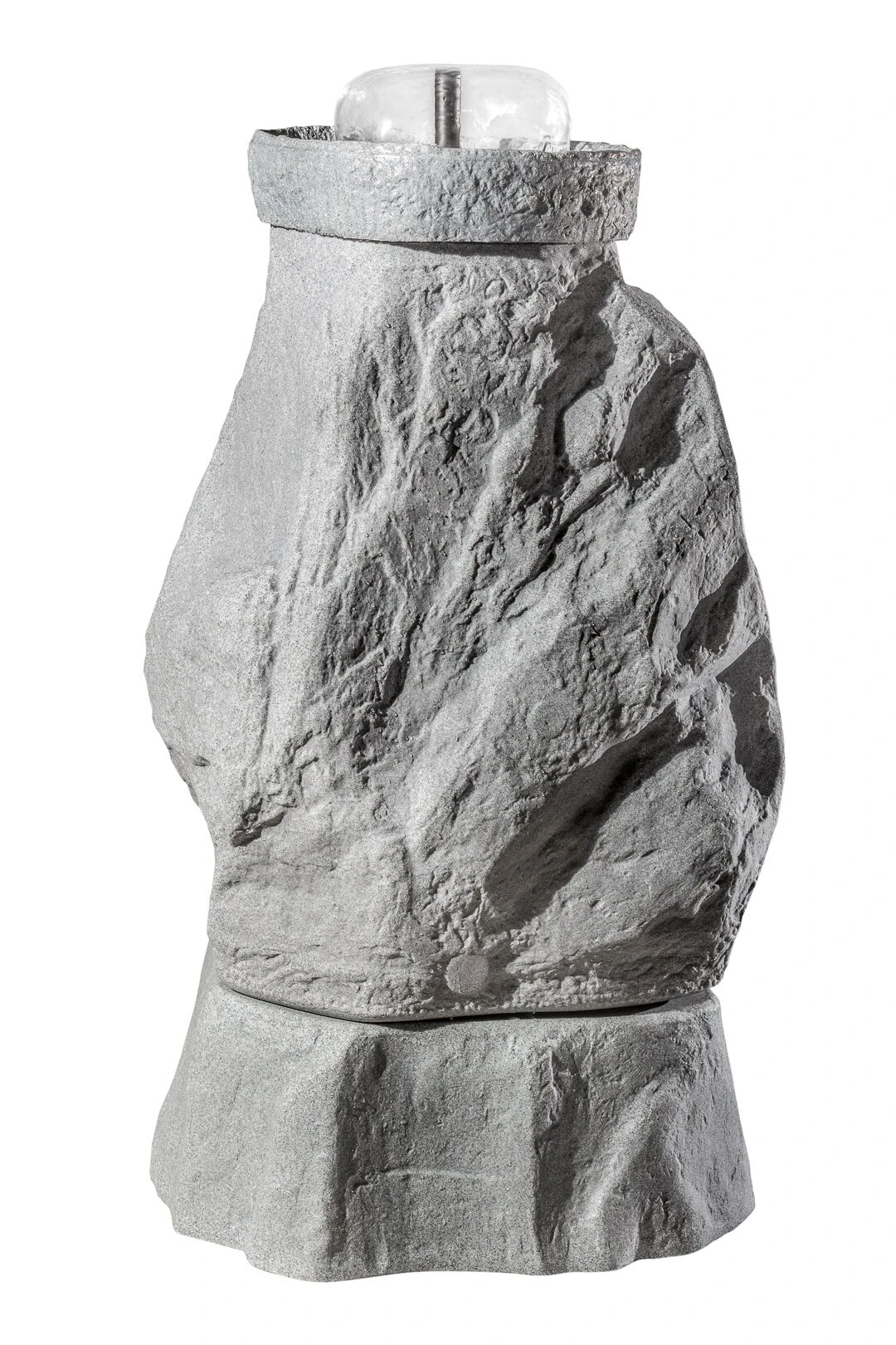 GreenLife Springbrunnen-Set Für Den Dekor-Regenspeicher "Hinkelstein", Granitgrau - Image 4