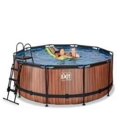 Pool Wood, Ø360 X H122 Cm Braun