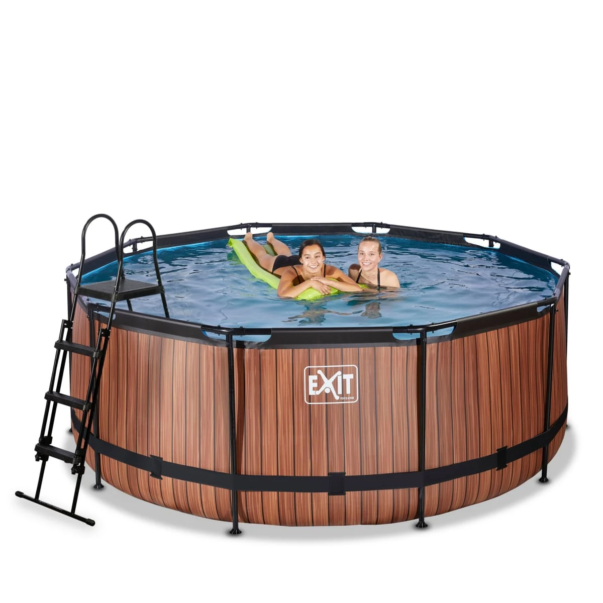 Pool Wood, Ø360 X H122 Cm Braun