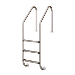 Poolleiter Einbauleiter 3 Stufen Schwimmbadleiter V2A Edelstahl Pool Einstieg