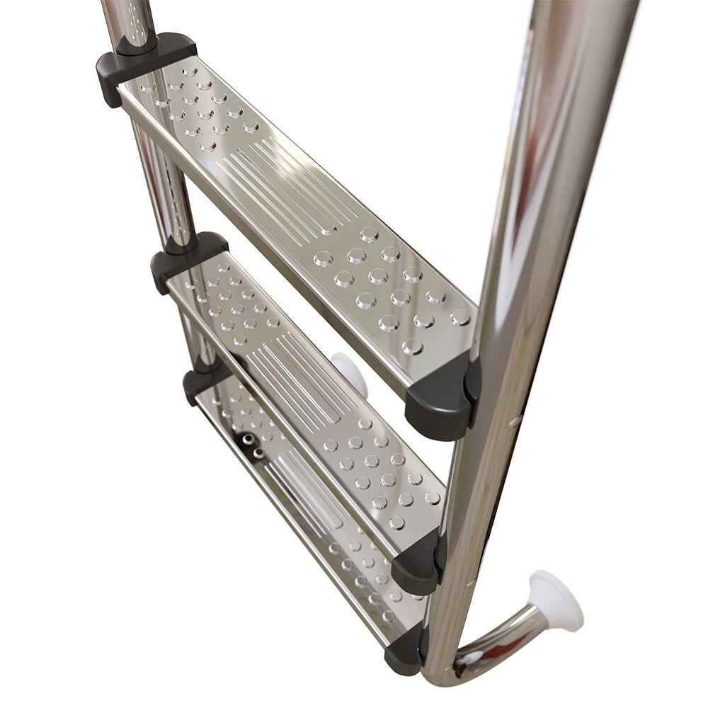 Poolleiter Einbauleiter 3 Stufen Schwimmbadleiter V2A Edelstahl Pool Einstieg - Image 6