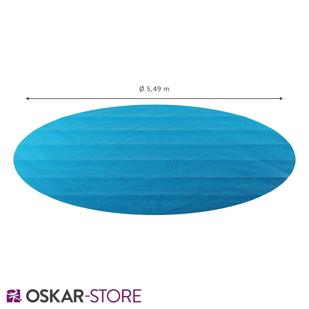 Oskar Solarfolie Pool Rund 549cm Solarplane 400µ My Poolheizung Solarabdeckplane - Image 3