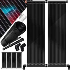 KESSER® Solarkollektor Poolheizung Cm, Warmwasser Heizung Solarheizung Für Pools L Beliebig Erweiterbar L UV-beständiger Kunststoff
